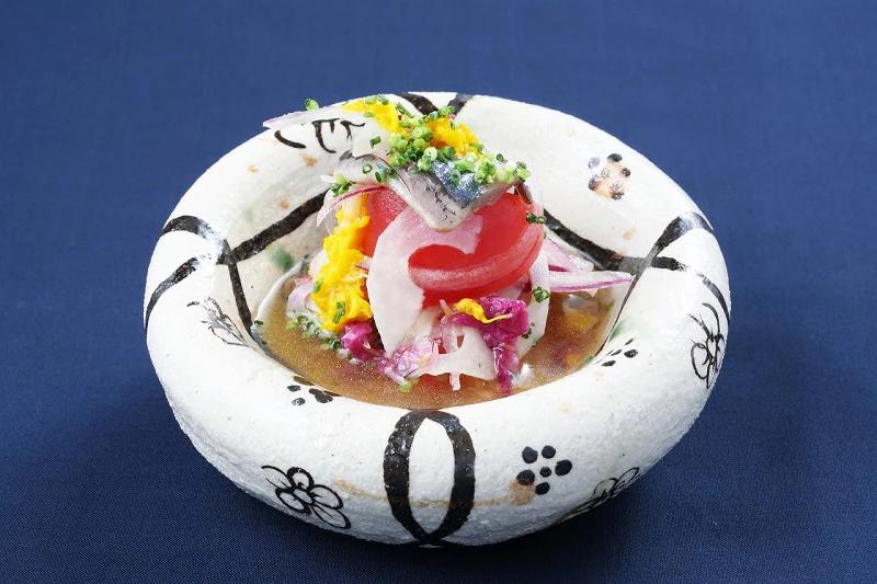 秋刀魚と玉ねぎの酢の物