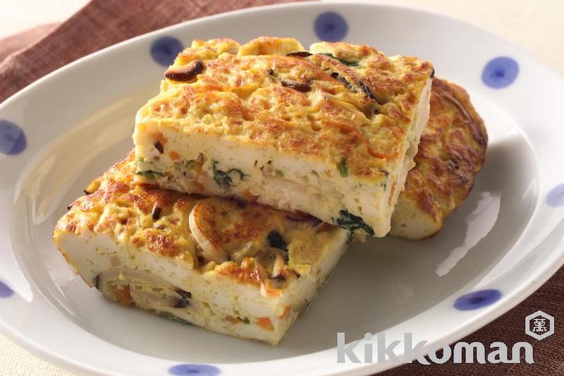 擬製豆腐(豆腐と野菜入り卵焼き)