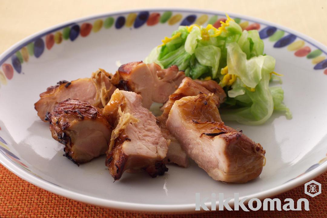 鶏もも肉の和風グリル焼き【袋でもんで焼くだけの簡単レシピ】