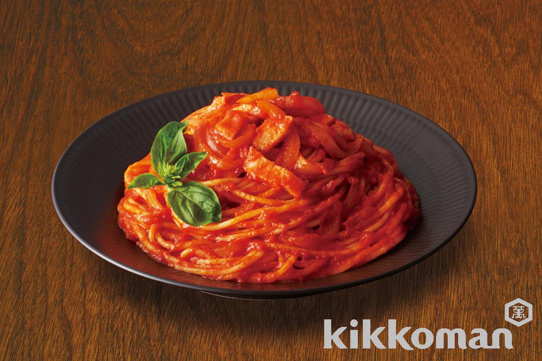 真っ赤なトマトソーススパゲッティ