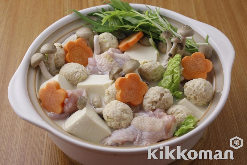 ごま豆乳鍋(だし重ね本つゆ使用)