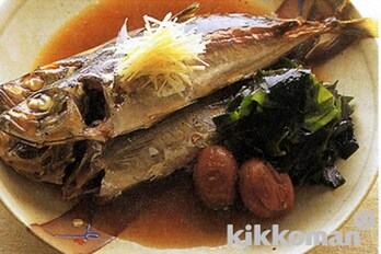 あじの梅干し煮