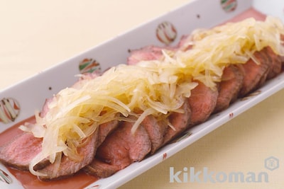 写真:あっさり牛肉のたたき風グリル