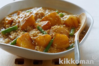 揚げじゃがのそぼろ煮（本つゆ使用）