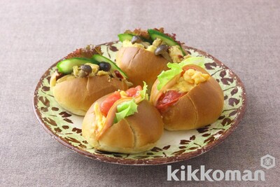 写真:ふわ玉サンド(うちのごはんアレンジ)