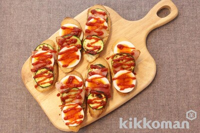 写真:グリル野菜のブルスケッタ