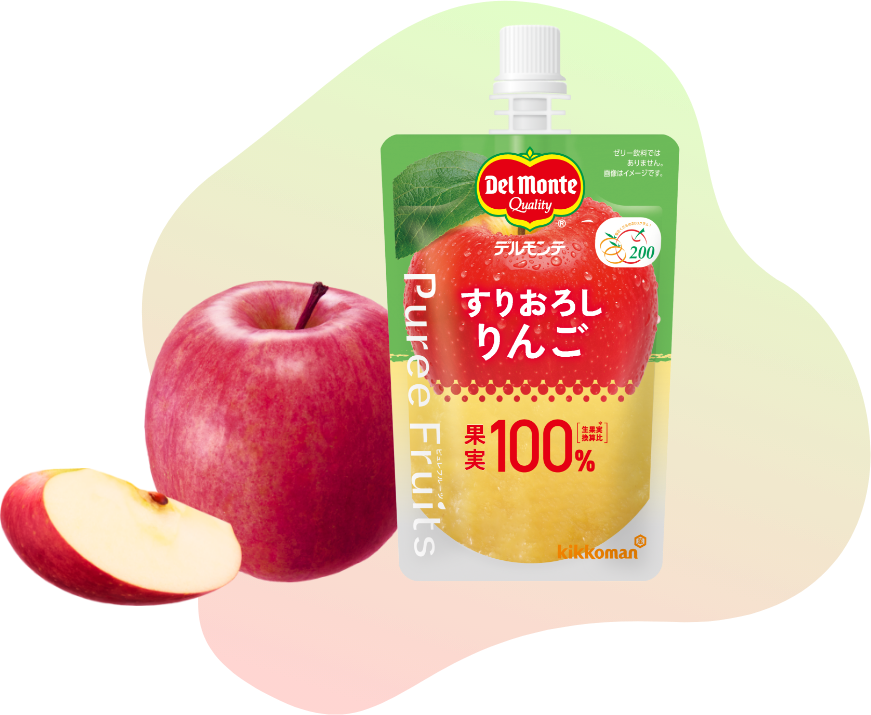 ピュレフルーツ すりおろしりんご 商品画像