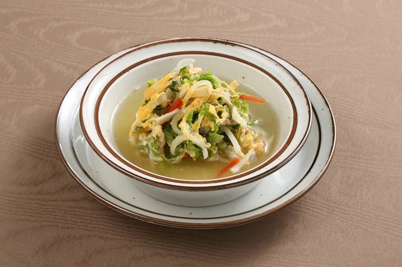 干し野菜と卵のスープ