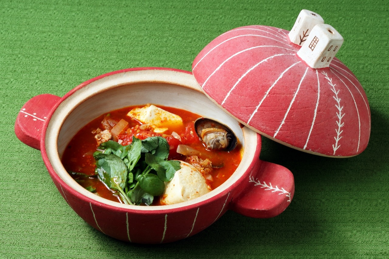 トマトのスンドゥブチゲ