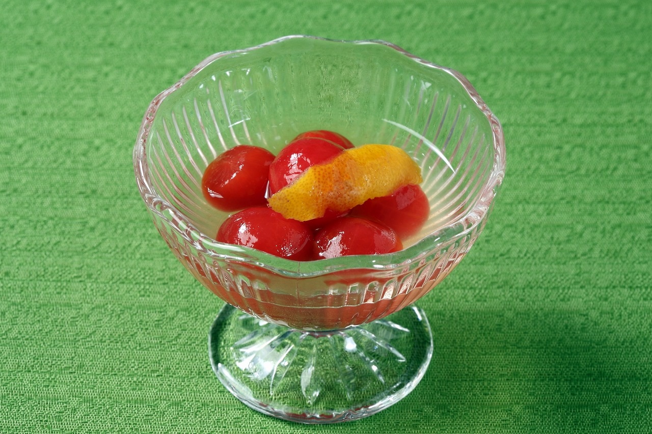 ミニトマトのみりんレモン漬け