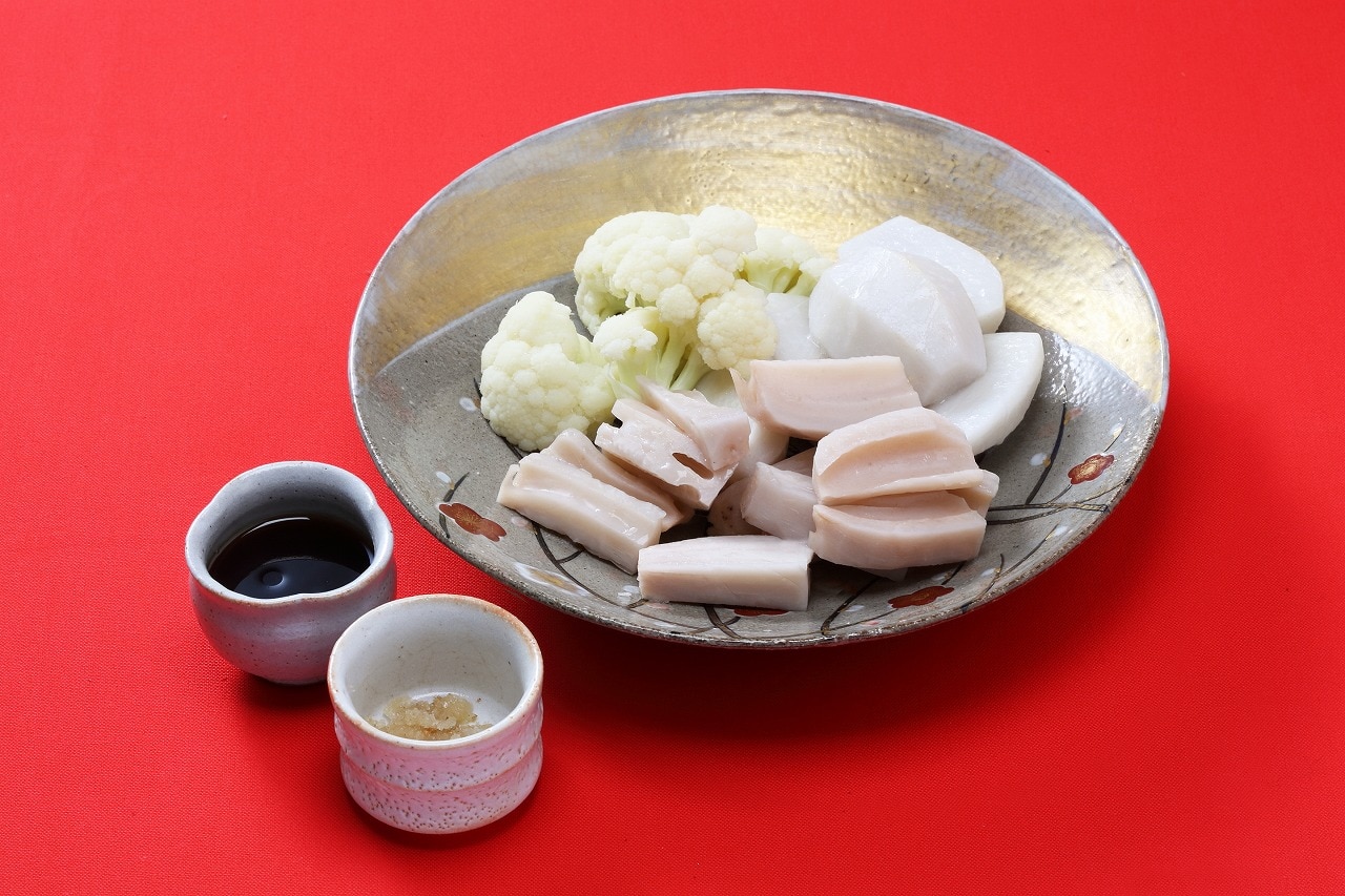 白い冬野菜の蒸しサラダ 