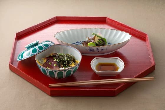 トリ貝と東京うどと鰹ずし
