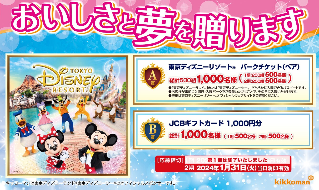 キッコーマン・デルモンテ おいしさと夢を贈ります キャンペーン