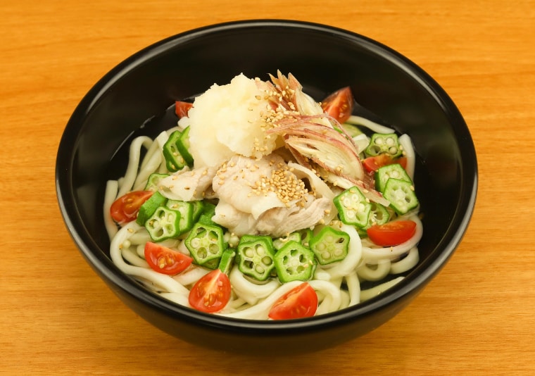 野菜と冷しゃぶの出汁おろしうどん イメージ