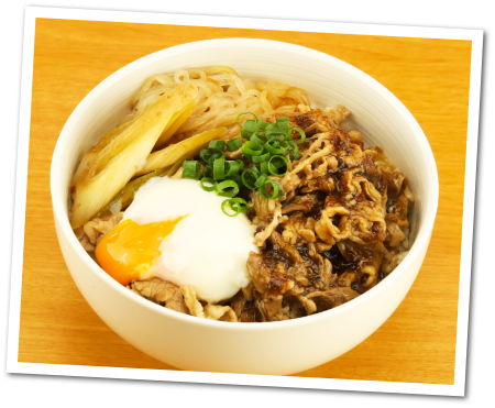 トリュフ香るすき煮丼 イメージ