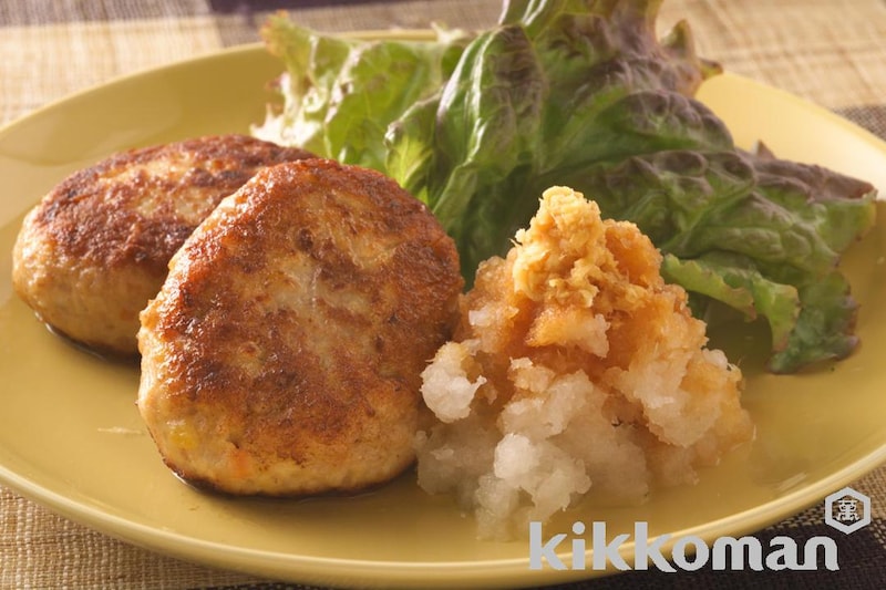 鶏ひき肉でヘルシーに!おろしハンバーグ