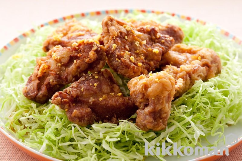 カリッとジューシー!豚肉のから揚げレモンソース