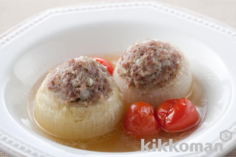 玉ねぎのファルシー トマト風味