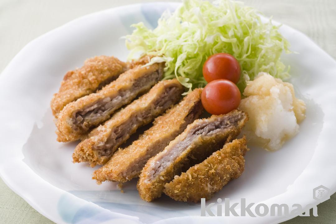 薄切り肉でサクッとジューシー！豚肉のミルフィーユかつ