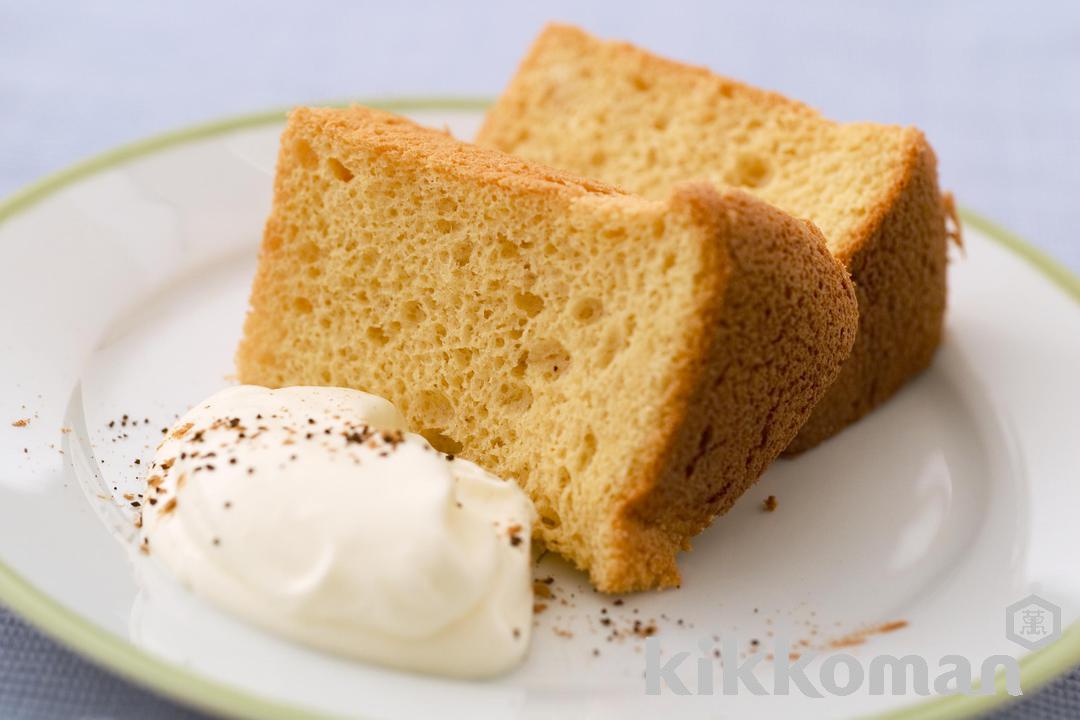 しょうが風味のシフォンケーキ