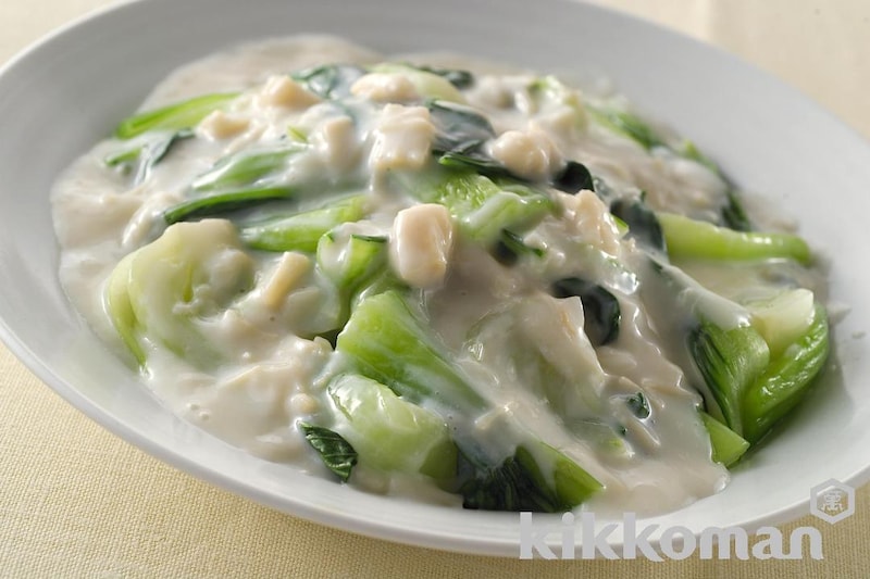 チンゲン菜の帆立あん
