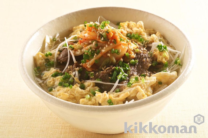 焼肉のたれで!韓国風スープご飯