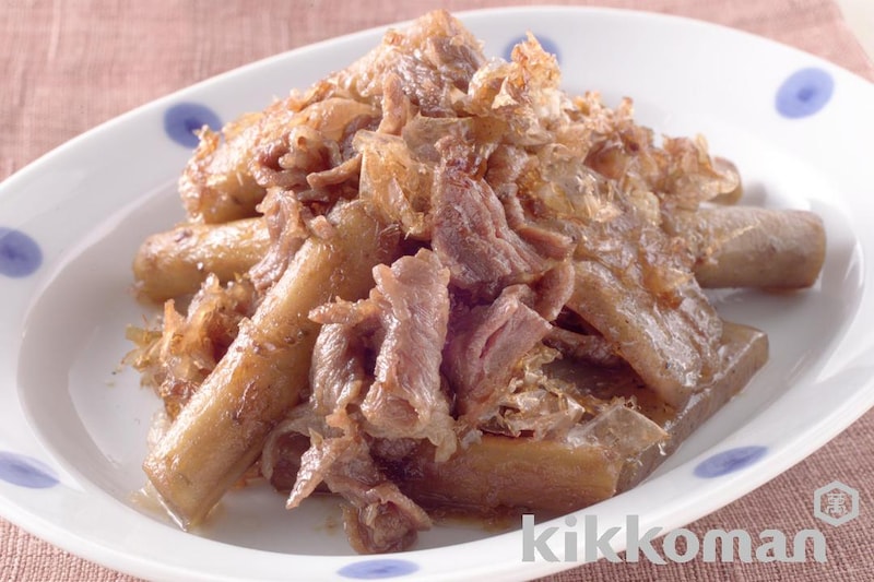 新ごぼうと牛肉の土佐煮