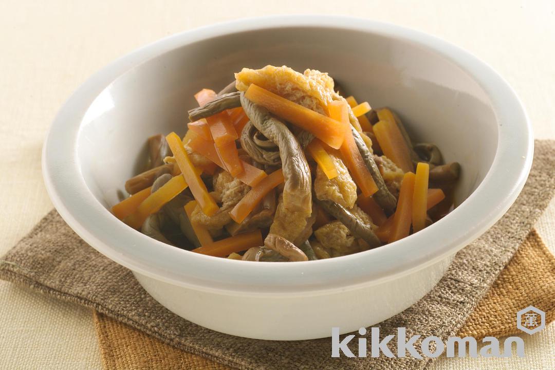 ぜんまいと油揚げの煮物(本つゆ使用)