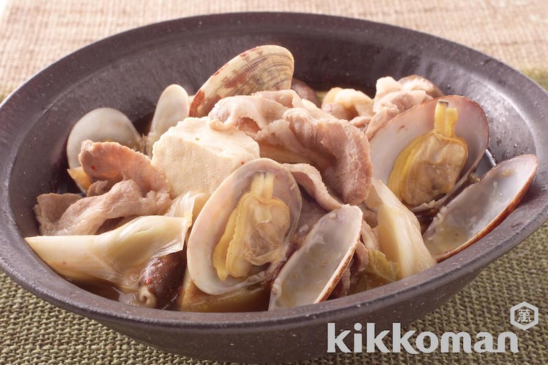 豚肉とあさりのキムチ煮