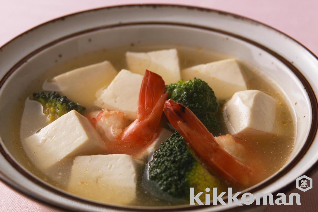 豆腐とえびのスープ煮