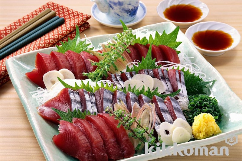 かつおの刺し身