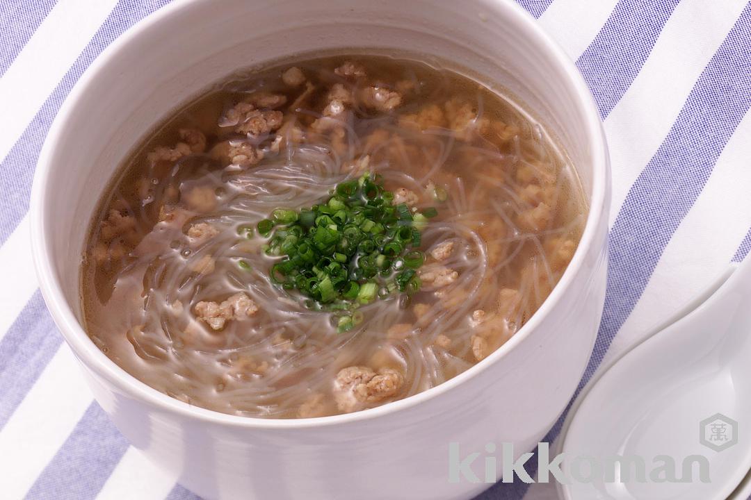 ひき肉と春雨のスープ