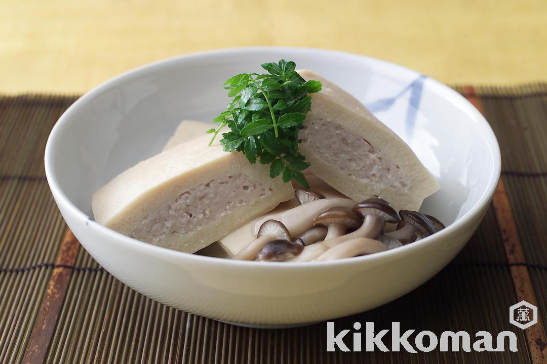 高野豆腐のひき肉詰め煮