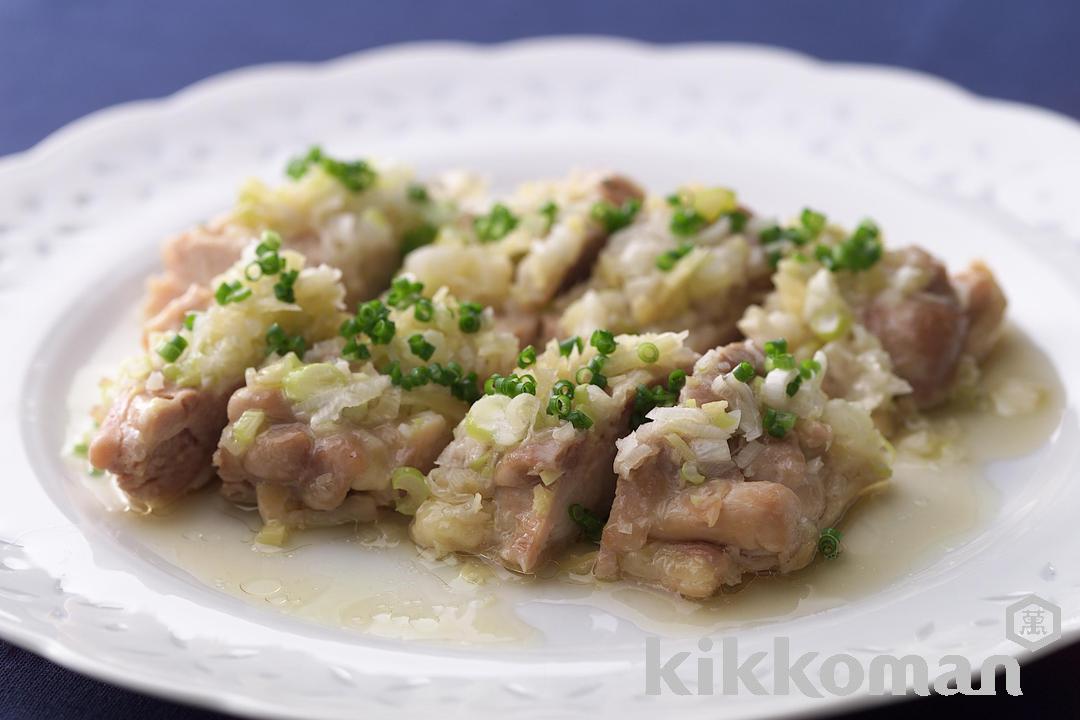 鶏肉の中華風レンジ蒸し