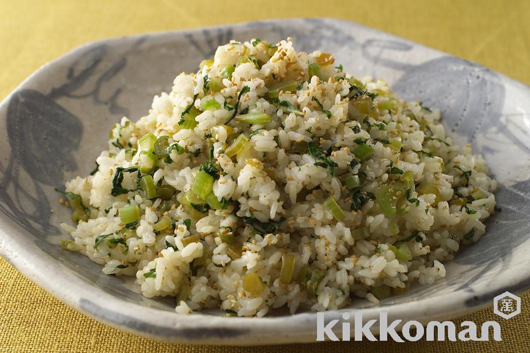 大根の葉で！炒め菜飯【ごま油で絶品の簡単人気ご飯】