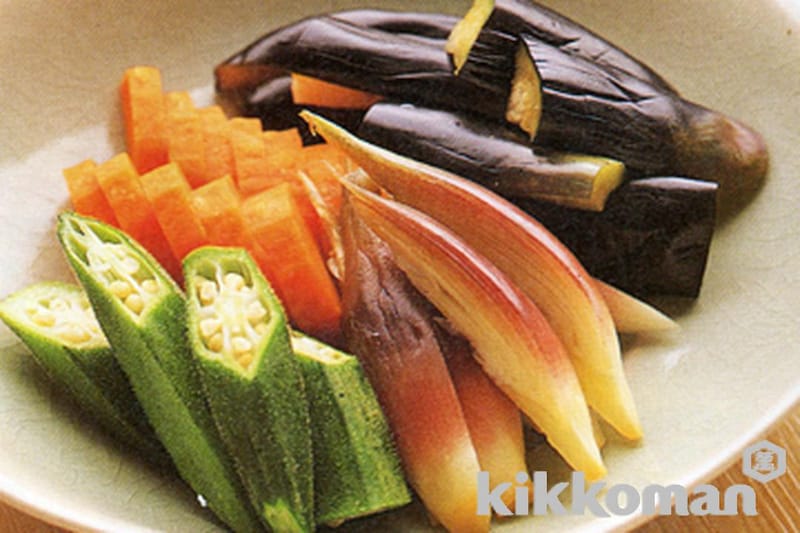 野菜のみそ漬け