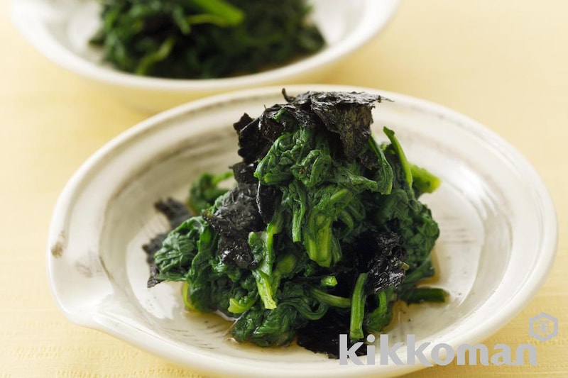 春菊のおひたしのり風味【ワンランク上のうま味】