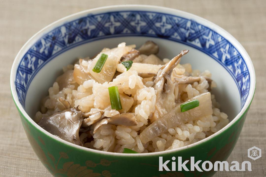 大根とまいたけの混ぜご飯