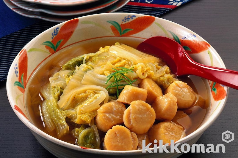 白菜と帆立の和風煮