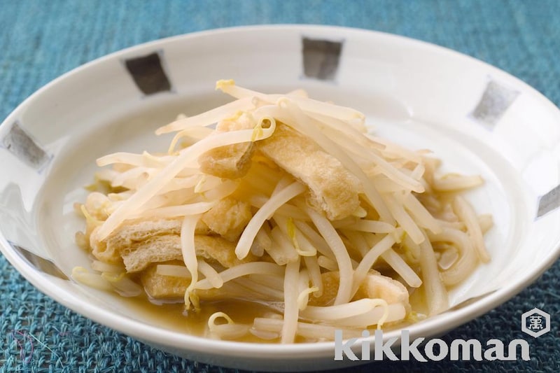 もやしと油揚げの煮びたし