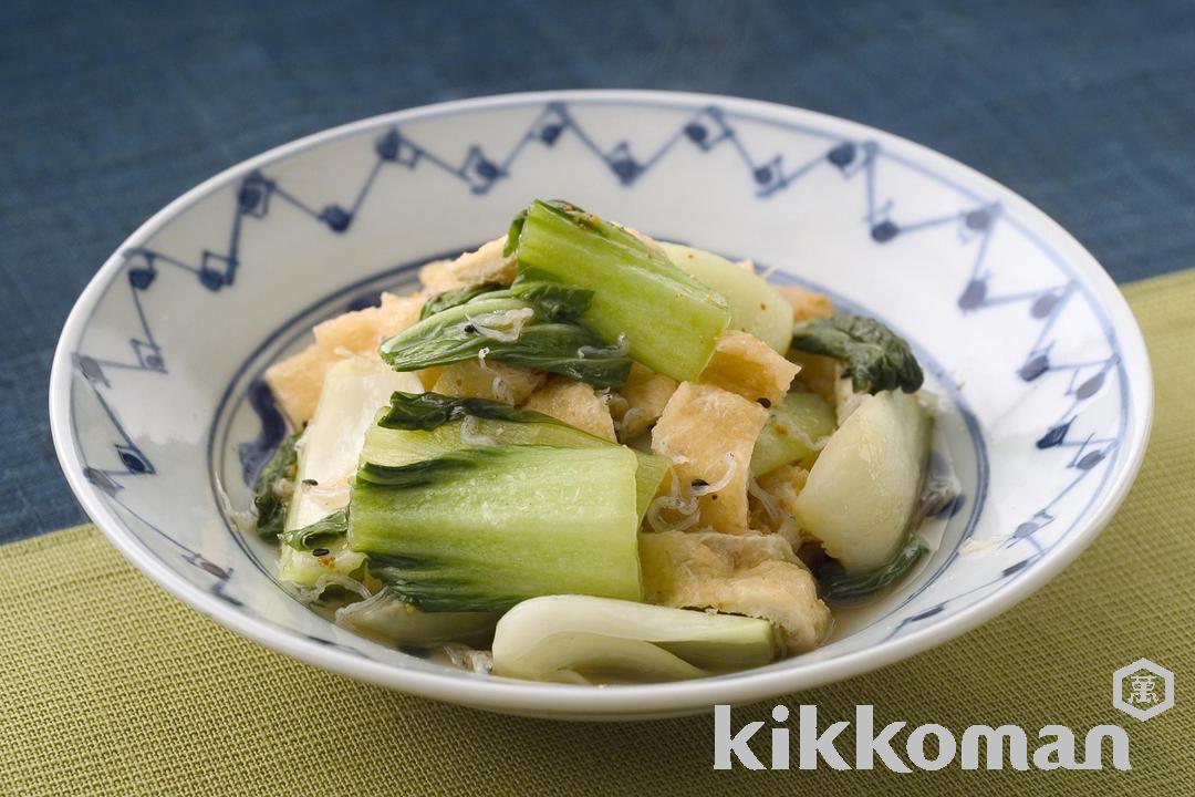 チンゲン菜とじゃこの煮びたし