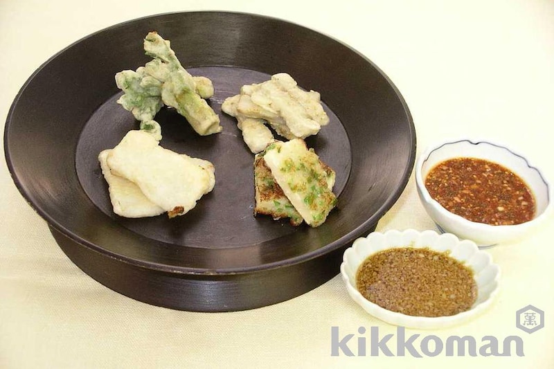 春野菜のジョン(韓国風お焼き)