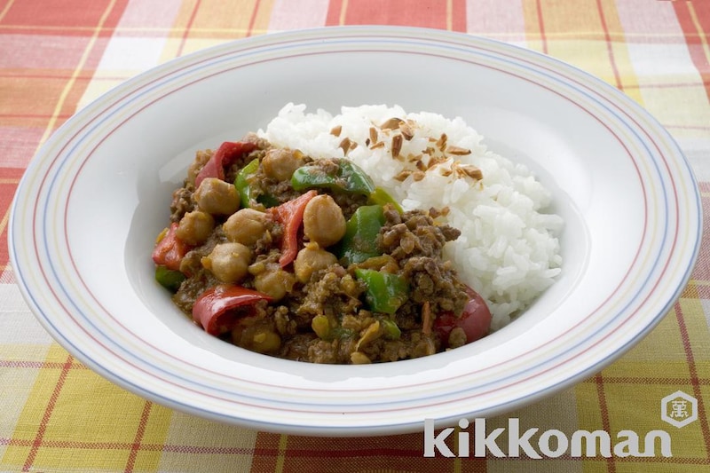 豆入りドライカレー