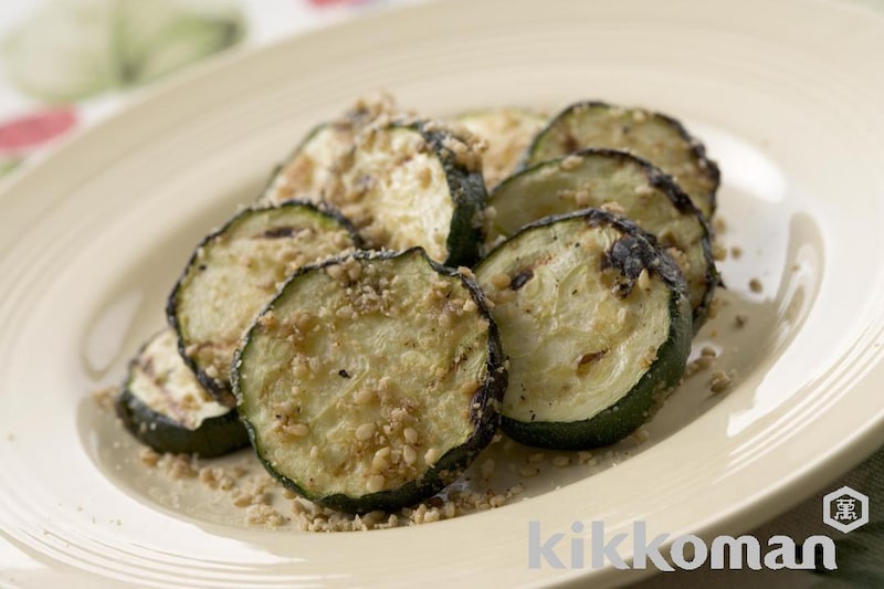 ズッキーニのごまあえ(園児のお弁当用)