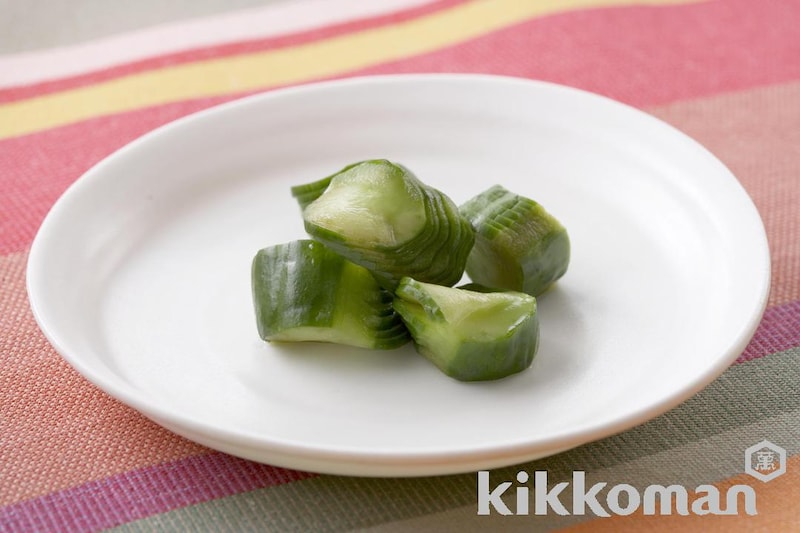 きゅうりのしょうゆ漬け(園児のお弁当用)