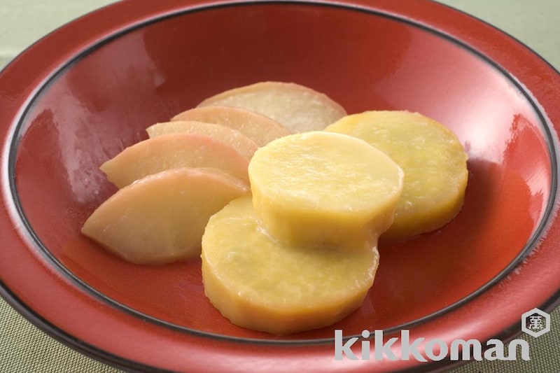 さつまいもとりんごのレモン煮