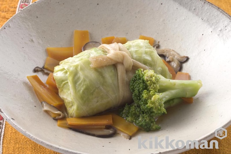 和風ロールキャベツ【特選丸大豆しょうゆ使用】