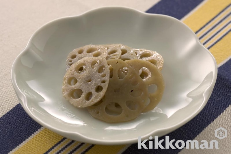 薄切りれんこんのきんぴら(園児のお弁当用)
