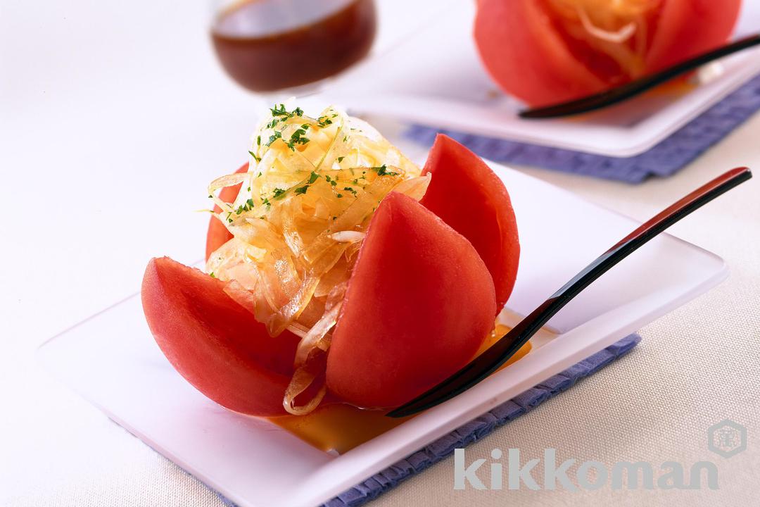 まるごとトマトとオニオンサラダ