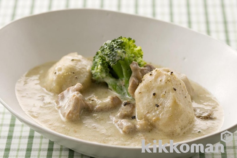 里芋と長芋の豆乳シチュー